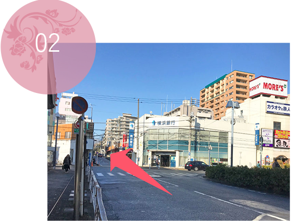 中央林間駅からの道順02