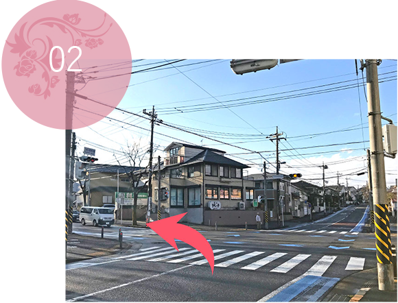 つきみ野駅からの道順02